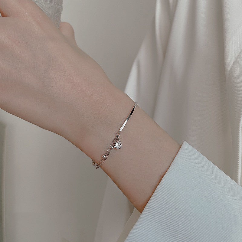 Damen Elegantes Armband mit filigranem Anhänger Shop Nory