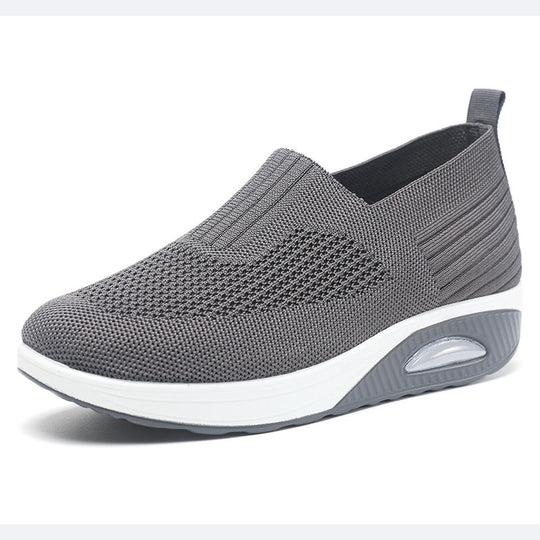 Damen Bequeme und luftige Slip-On Sneaker mit Dämpfungstechnologie