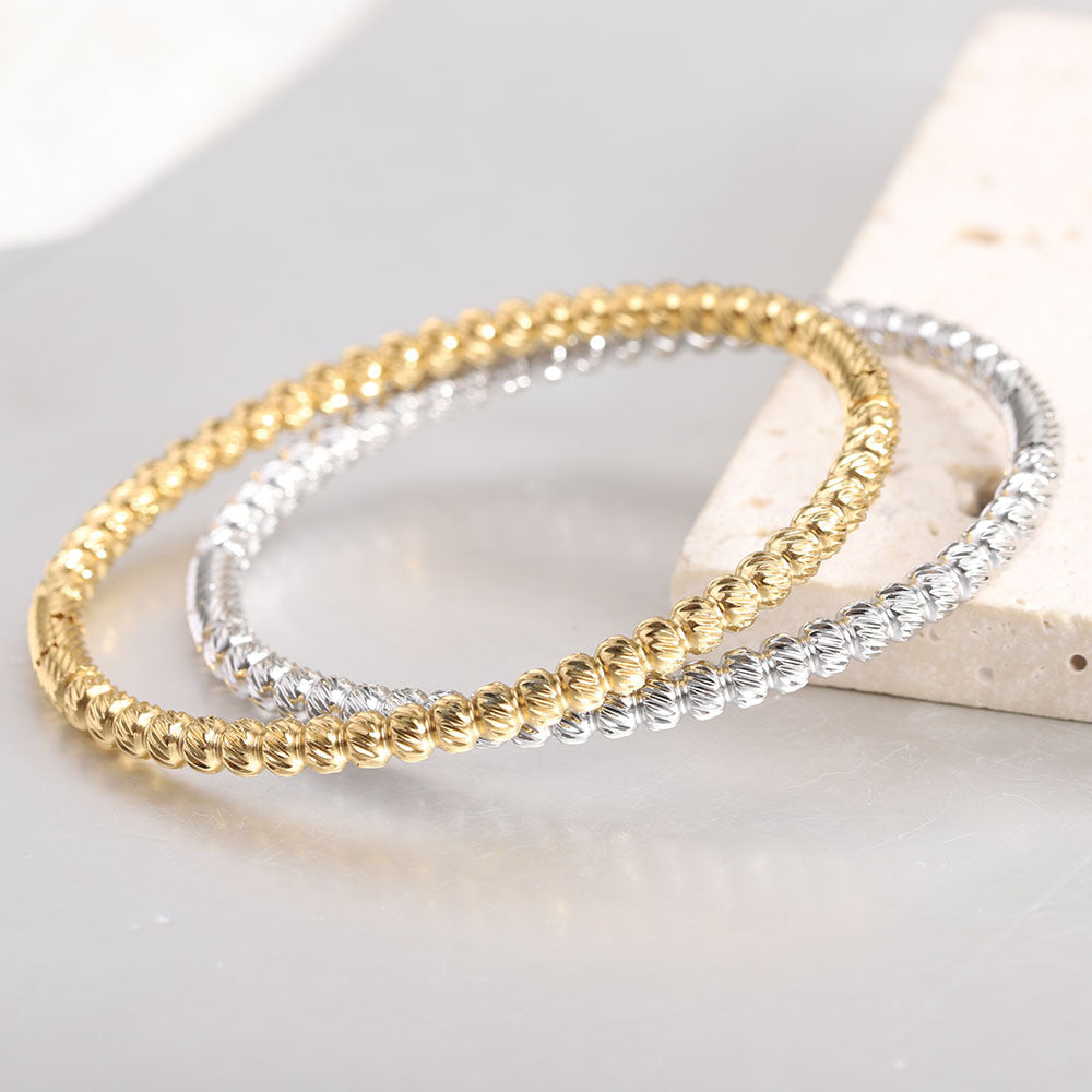 Damen Armreif mit elegantem, gedrehten Design Shop Nory