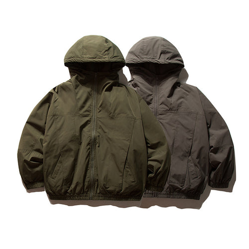 Herren Leichte wind- und wasserabweisende Kapuzenjacke im Boxy‑Oversize‑Cut mit Elastikbündchen Shop Nory