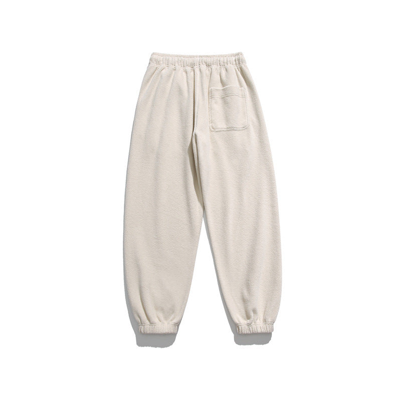 Herren Weit geschnittene Fleece-Jogginghose mit elastischen Bündchen und Eingrifftaschen Shop Nory