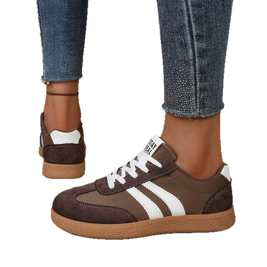 Damen Sneakers im sportlich-eleganten Design mit rutschfester Laufsohle
