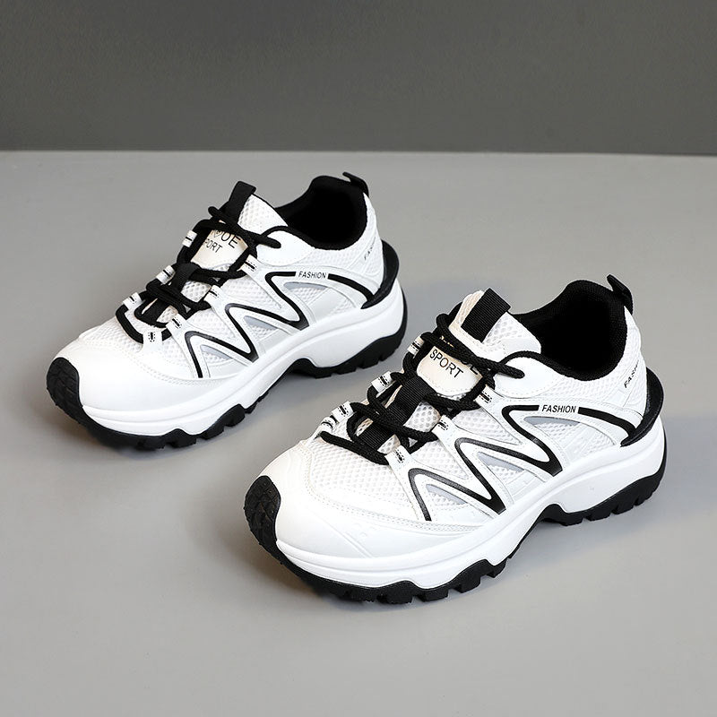 Damen Sportliche Wanderschuhe mit atmungsaktiver Mesh-Oberfläche und rutschfester Laufsohle Shopnory