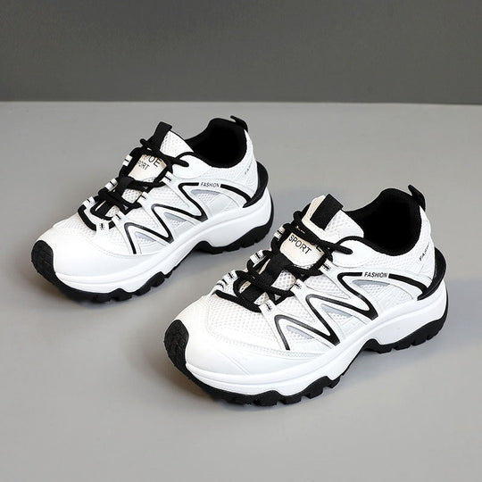 Damen Sportliche Wanderschuhe mit atmungsaktiver Mesh-Oberfläche und rutschfester Laufsohle Shopnory