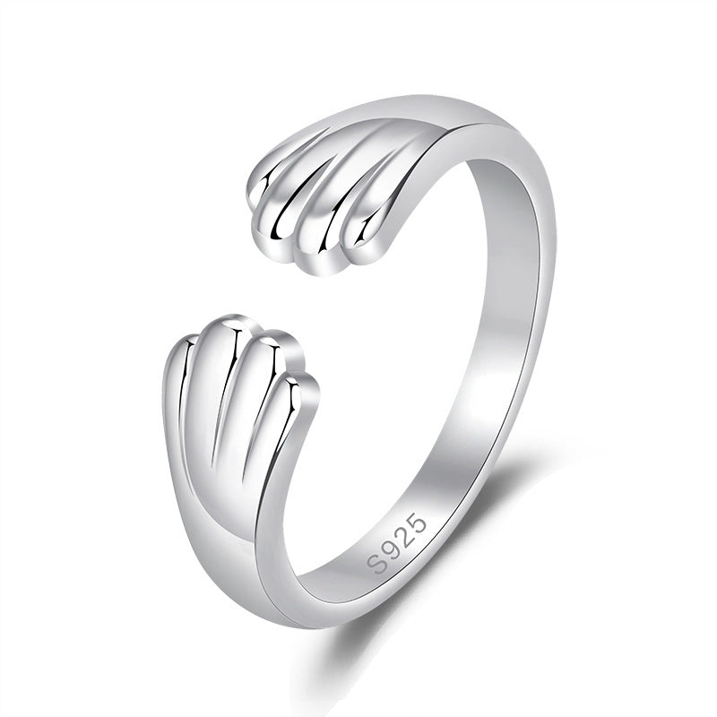 Damen Moderner Ring mit geschwungenem Design Shop Nory
