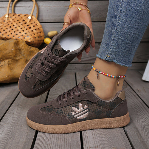 Damen Sneakers mit rutschfester Sohle und weichem Obermaterial