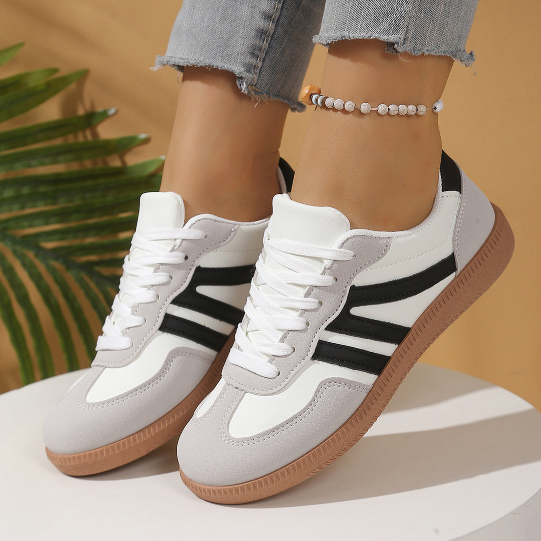 Damen Retro-Sneaker mit Gumsohle und gepolsterter Innensohle Shop Nory