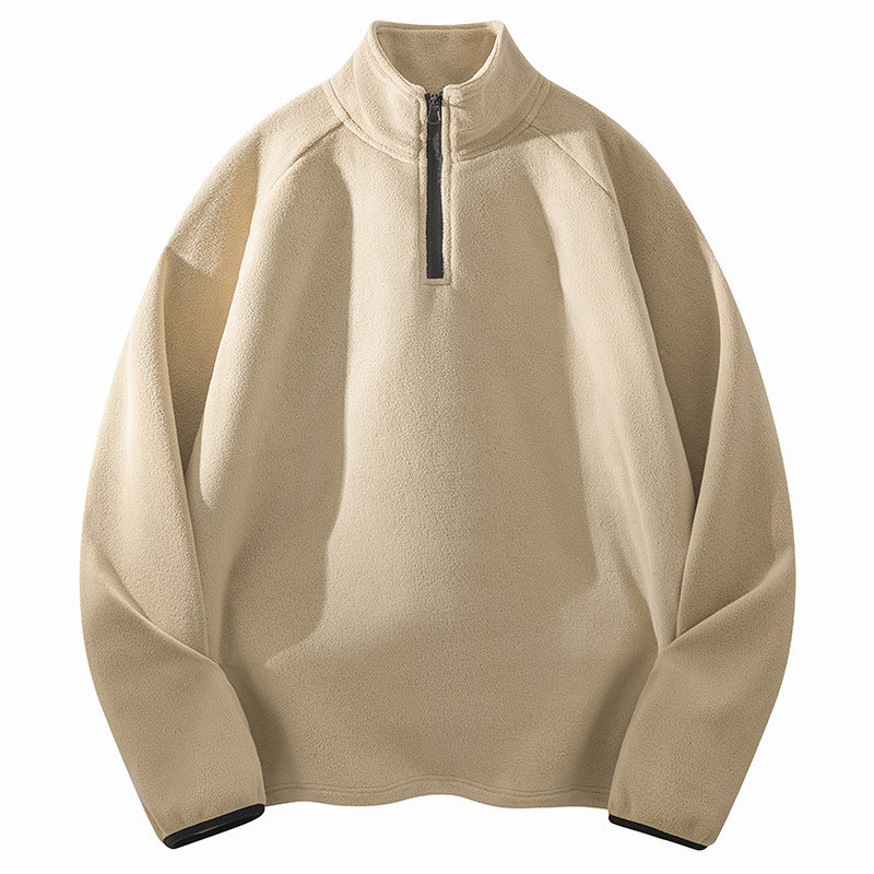 Damen Sportliche Fleecejacke mit Stehkragen Shop Nory
