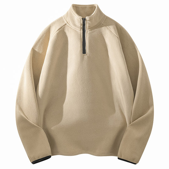 Damen Sportliche Fleecejacke mit Stehkragen Shop Nory