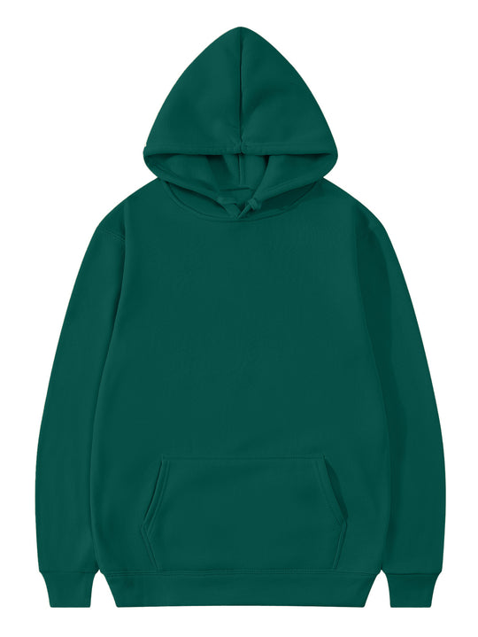 Unisex Oversized Kapuzenpullover aus schwerer Baumwollmischung mit Kängurutasche und gerippten Bündchen Shop Nory