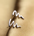 Damen Ohrstecker im modernen, skulpturalen Design Shop Nory