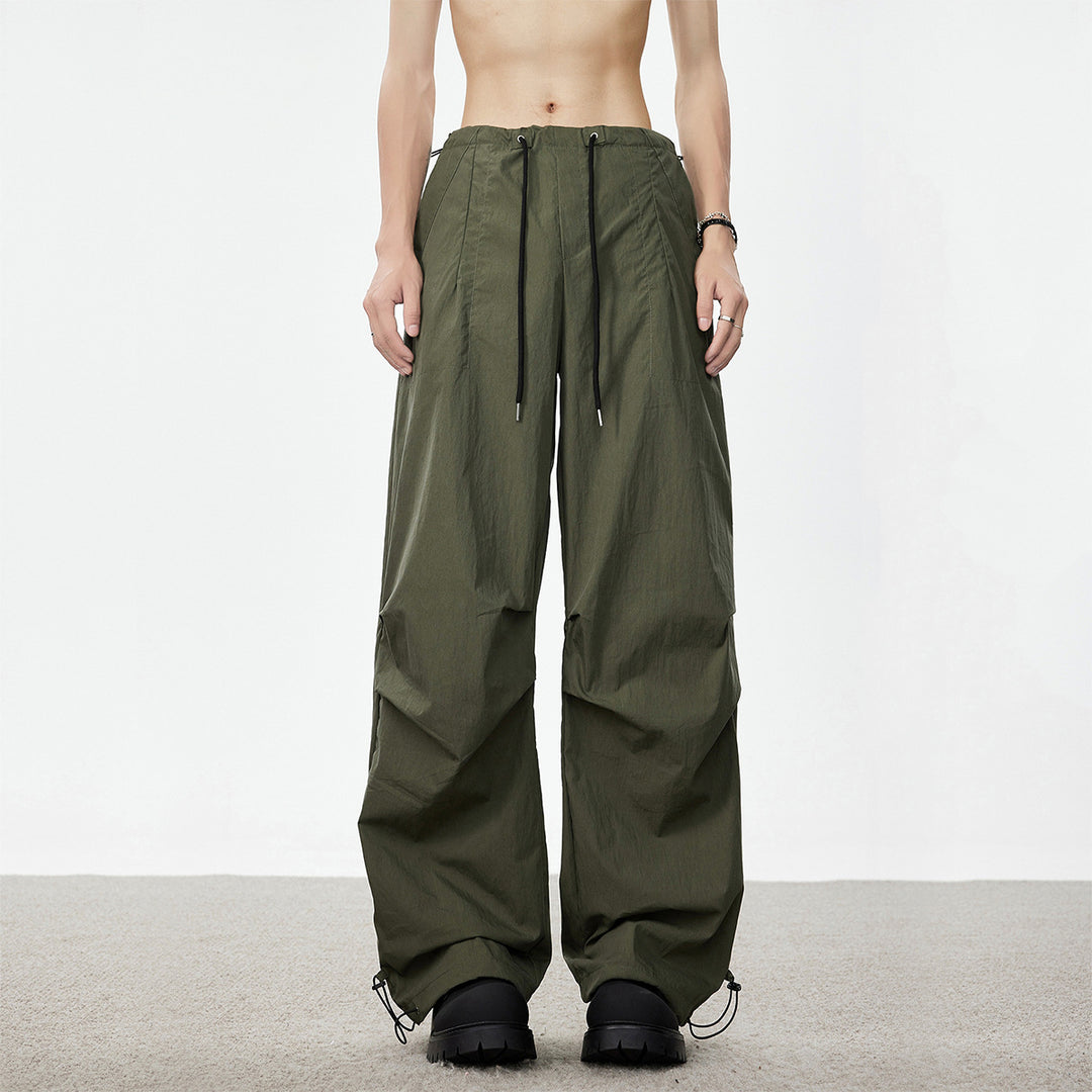 Herren Weite Utility-Cargohose mit Tunnelzugbund Knie‑Paneelen und verstellbarem Saum Shop Nory