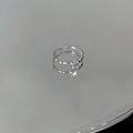 Damen Ring mit elegantem, minimalistischen Design und funkelndem Zirkonia Shop Nory