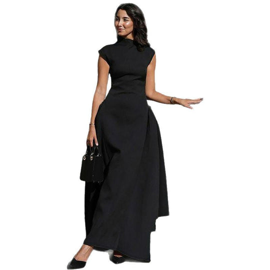 Damen Elegantes langes Abendkleid im minimalistischen Stil