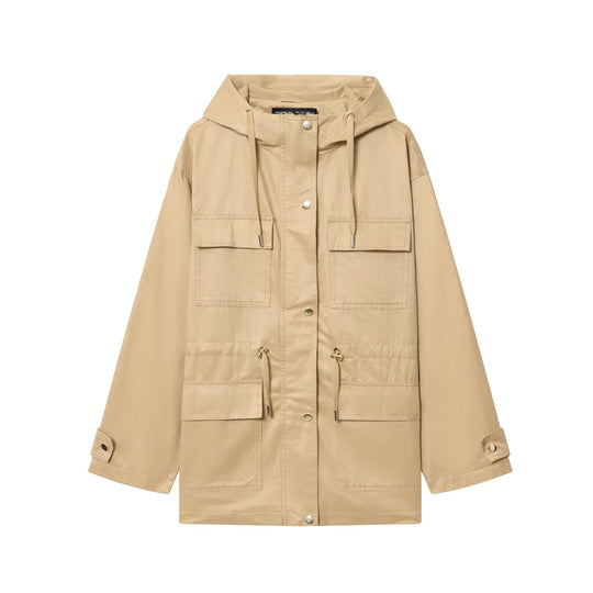 Damen Parka im Utility‑Stil mit Kapuze und Mehrfach‑Taschen Shop Nory