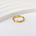 Damen stilvoller, eleganter Ring mit geschwungenem Design Shop Nory
