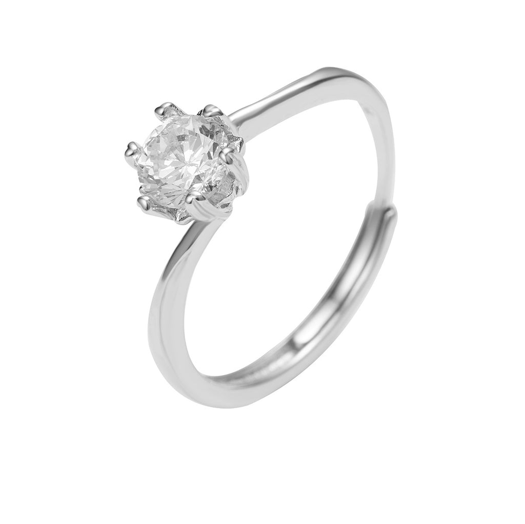 Damen eleganter Ring mit funkelndem Zirkonia Shop Nory