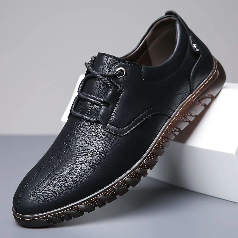 Herren Elegante Ledersneaker Shop Nory