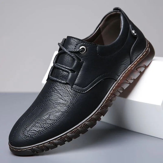 Herren Elegante Ledersneaker Shop Nory