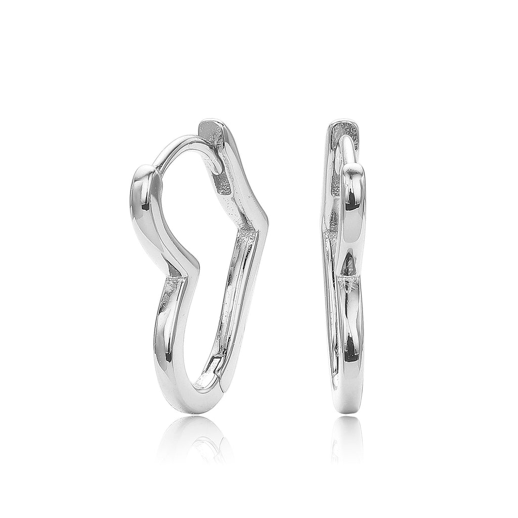 Damen Ohrhänger im stilvollen geschwungenen Design aus hochwertigem 925 Sterling Silber Shop Nory