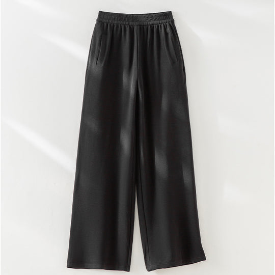 Damen Weite Komforthose mit hohem elastischem Bund und seitlichen Eingrifftaschen Shop Nory