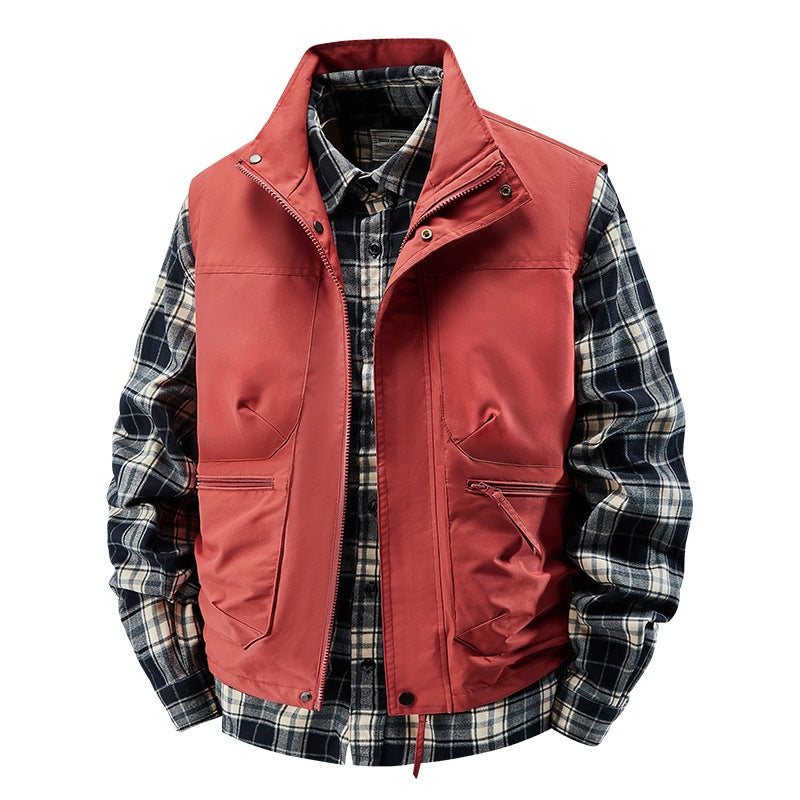 Herren Multifunktionale Outdoor-Jacke mit hohem Kragen Shop Nory