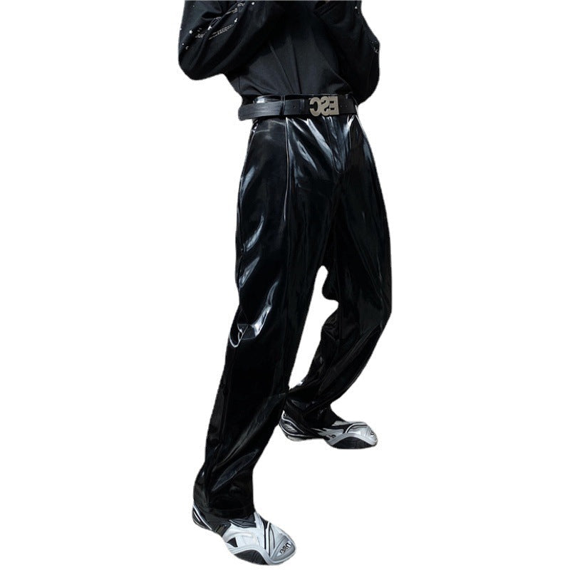 Herren Hochwertige und stylische Lackhose