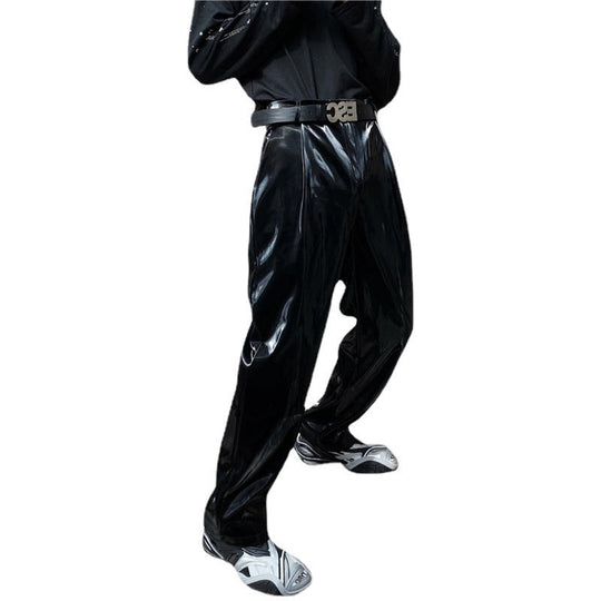 Herren Hochwertige und stylische Lackhose