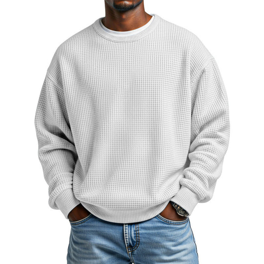 Herren Bequemer Sweatpullover mit Waffelstruktur Shop Nory