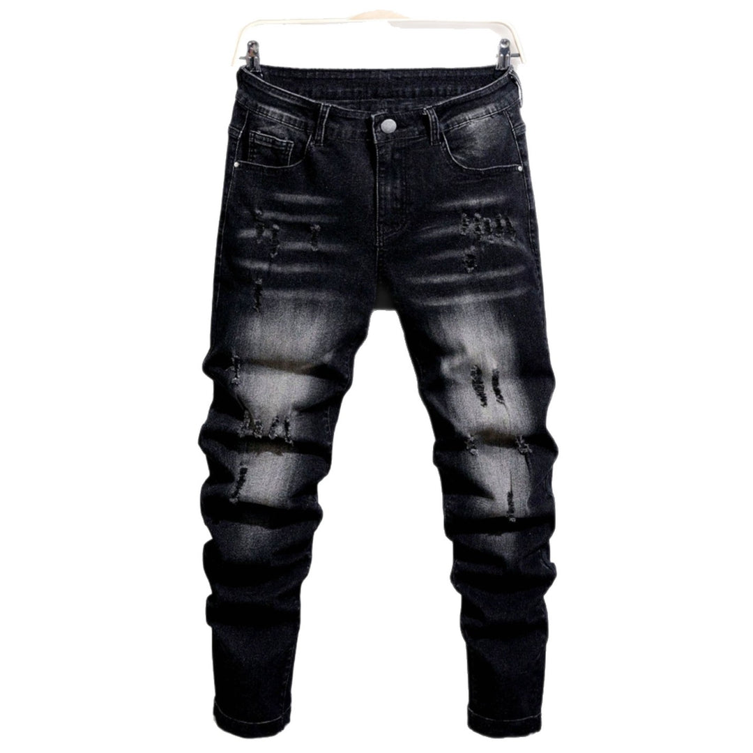 Herren Modische Ripped Jeanshose Shop Nory