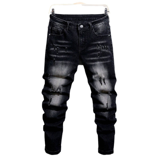 Herren Modische Ripped Jeanshose Shop Nory