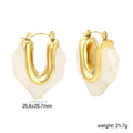 Damen Hängende Ohrstecker mit kreativem Design und elegantem Goldüberzug Shop Nory