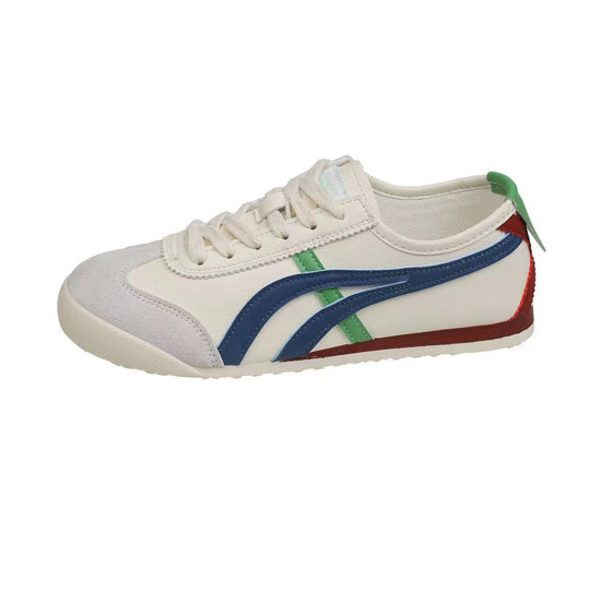 Damen Sportliche Sneakers im Retro-Design mit kontrastierenden Farbakzenten Shopnory
