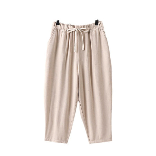 Damen Lässige Jogginghose mit Zugband und weitem Bein Shop Nory