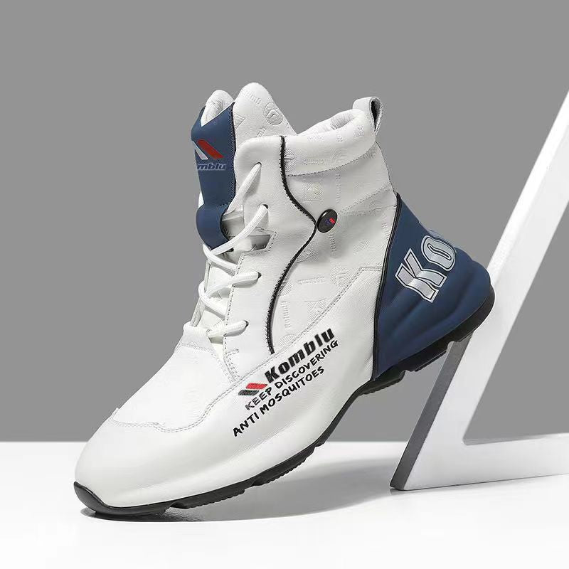 Herren High-Top Performance Sneaker aus atmungsaktivem Kunstleder mit stoßdämpfender Laufsohle Shopy Nory