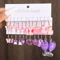 Damen Ohrringe-Set mit verspielten, bunten Anhängern Shop Nory