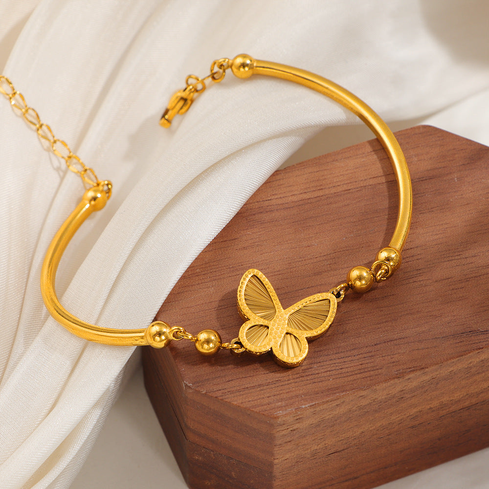 Damen Schmuckarmband mit filigranem Schmetterlings-Design Shop Nory