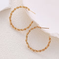 Damen Zarte und elegante Creolen aus hochwertigem Material Shop Nory
