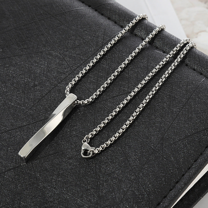 Herren elegante und moderne Halskette mit zeitgenössischem Anhänger Shop Nory