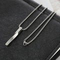 Herren elegante und moderne Halskette mit zeitgenössischem Anhänger Shop Nory