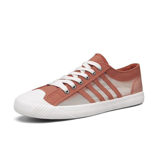 Herren atmungsaktive Low-Top Sneaker mit transparenten Mesh-Einsätzen Shopy Nory