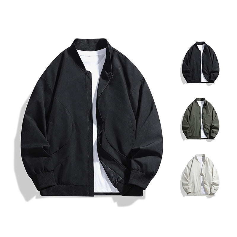 Herren Bomberjacke mit minimalistischer Steppstruktur, windabweisend und gerippten Bündchen Shop Nory