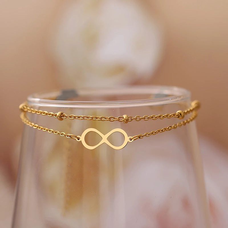 Damen Armband mit unendlichem Symbol Shop Nory