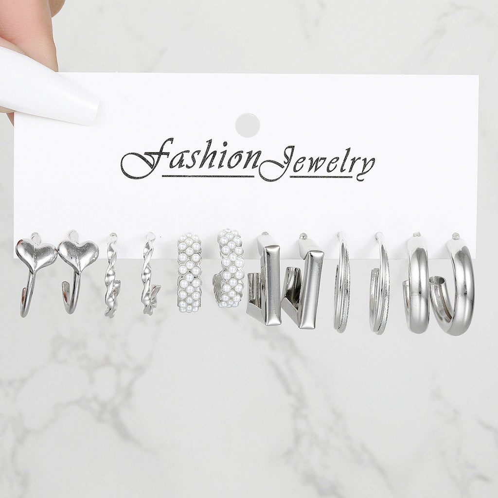 Damen Ohrstecker Set mit eleganten und vielseitigen Designs Shop Nory