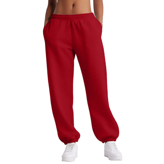 Damen nan schmale High‑Waist Sweat-Jogginghose mit hohem Komfortbund, verstellbarem Kordelzug und elastischen Knöchelbündchen Shop Nory