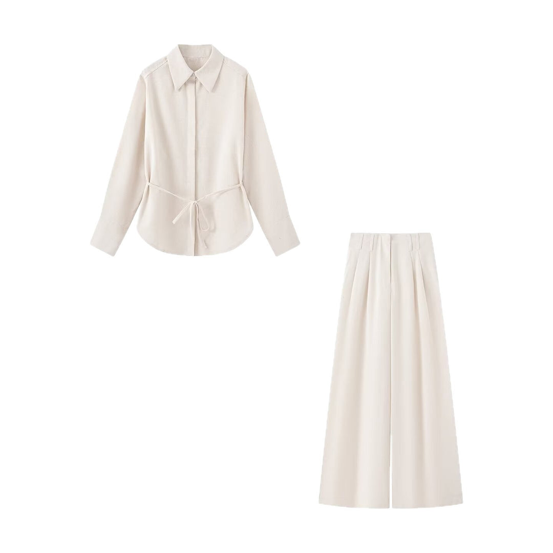 Damen Zweiteiliges Hemd- und Culotte-Set mit Taillenschnürung Shop Nory