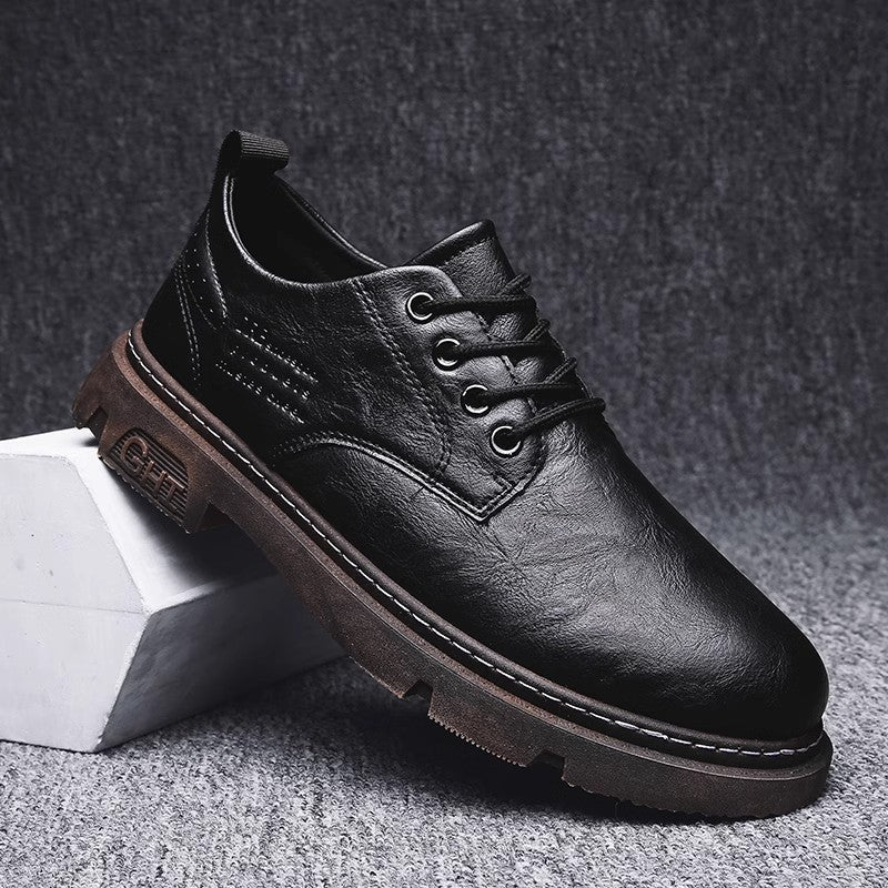 Herren Schnürschuhe aus hochwertigem Leder mit rutschfester Sohle