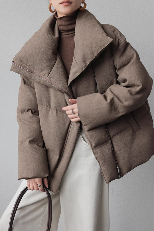 Damen Modischer Oversized Daunenjacke Shop Nory