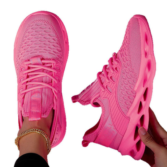 Damen Atmungsaktive Laufschuhe mit elastischem Obermaterial und griffiger Sohle ShopNory