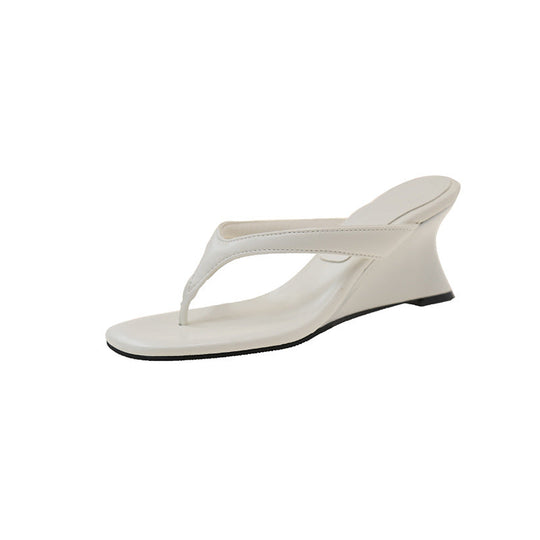 Damen Elegante Zehentrenner mit komfortablem Wedge-Absatz